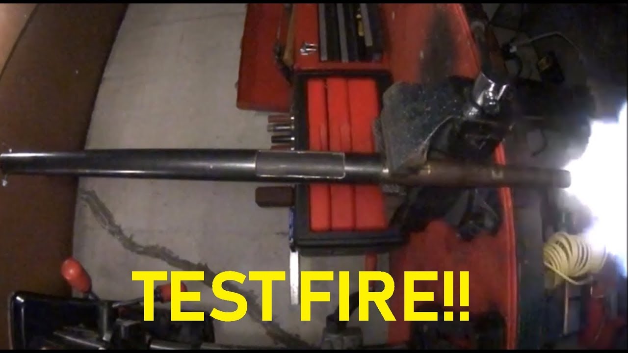 Homemade AA12 TEST FIRE!