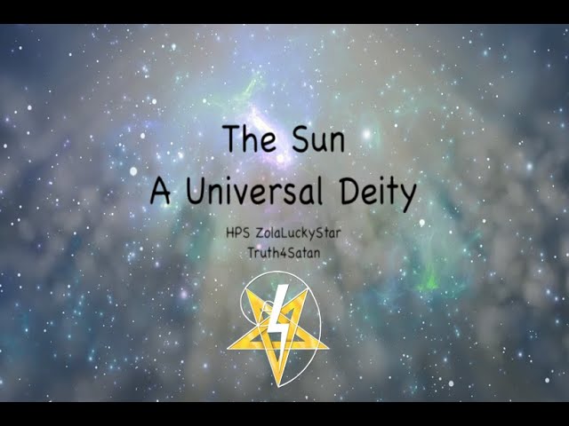 The Sun, A Universal Deity HPS ZolaLuckyStar
