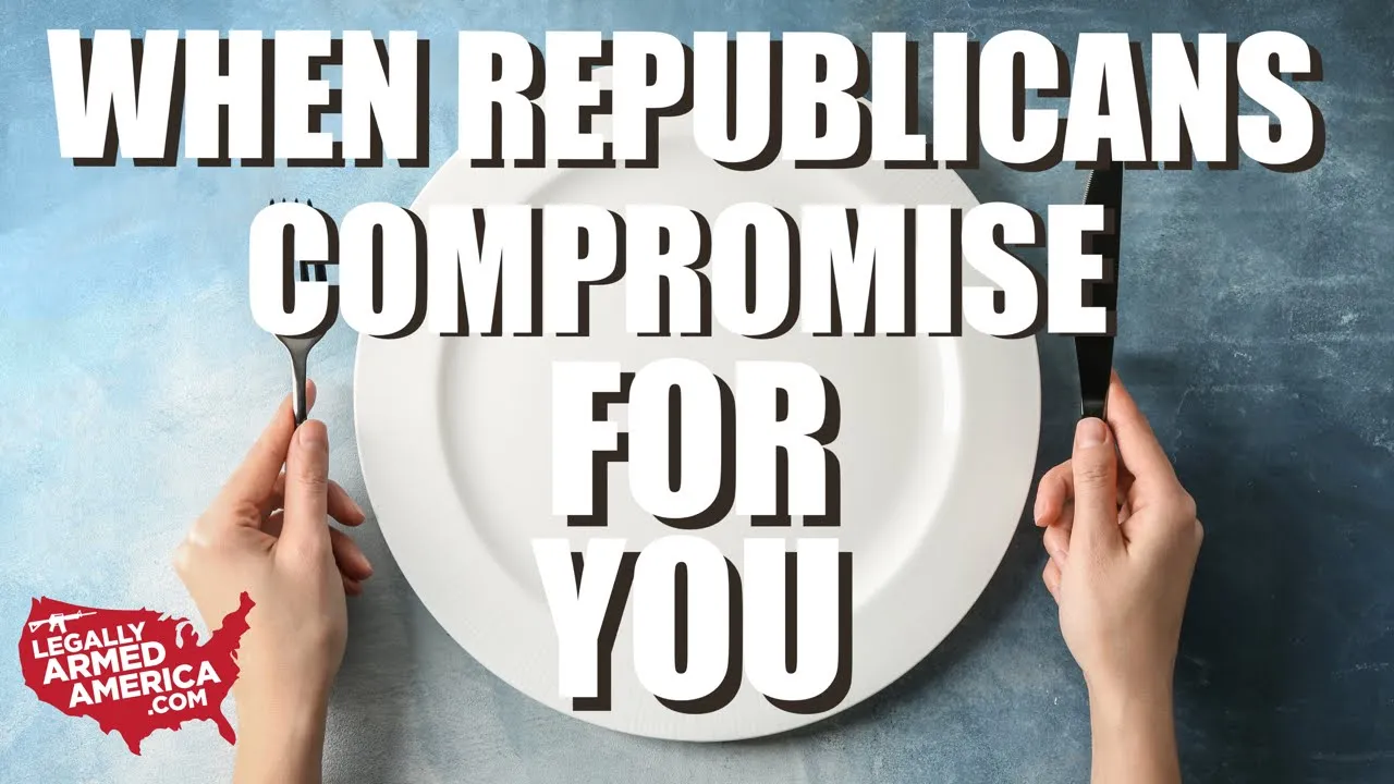 Republicans give everything up "compromising" your gun rights away