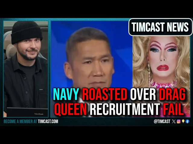 Navy ROASTED Over Drag Queen Recruitment FAILURE, Hung Cao Calls For ALPHAS To Win Wars