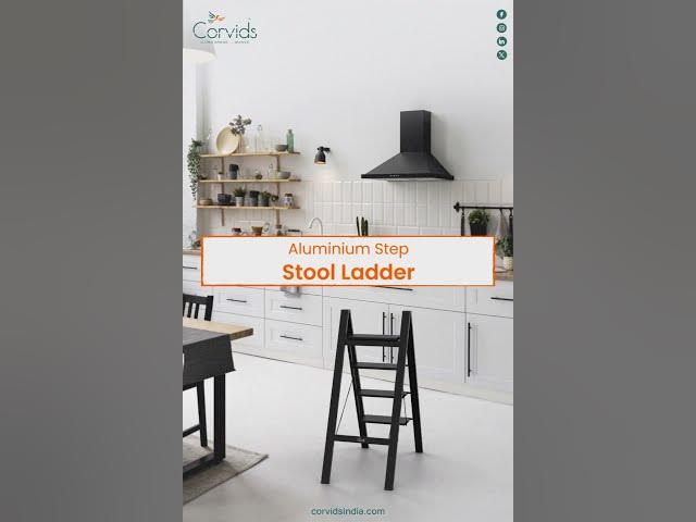 Modern Kitchen Decor Ideas | Step Stool Ladder for Home | #smarthome #smartkitchen #kichenladder