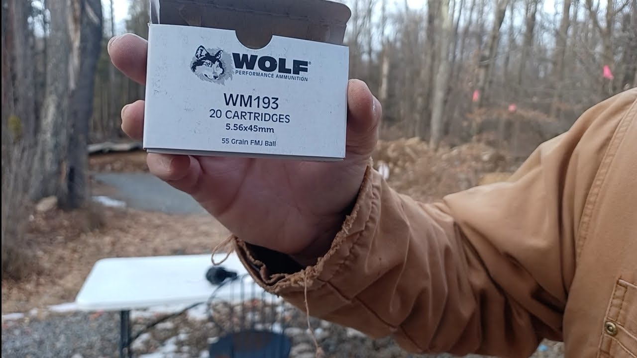 Wolf wm193 ammunition 556... 1 moa accuracy