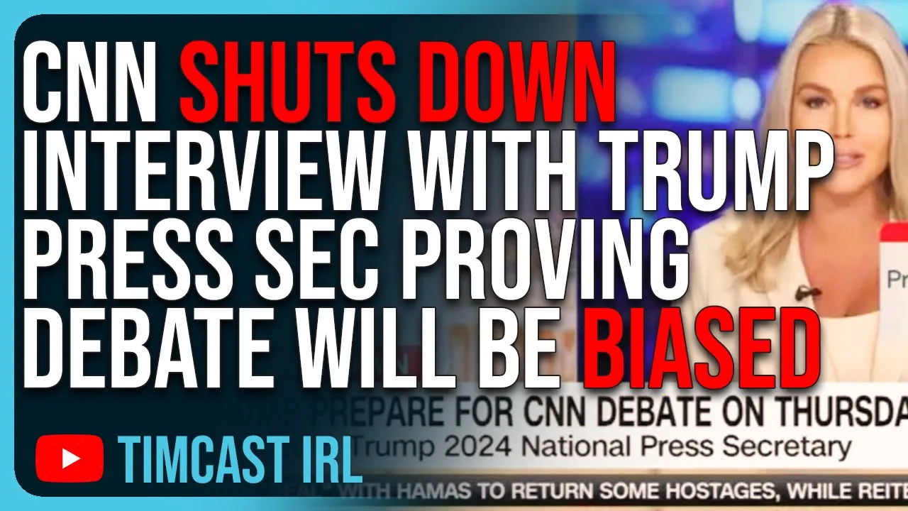 CNN SHUTS DOWN Interview With Trump Press Sec PROVING Debate Will Be Biased