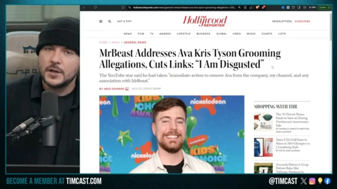 Mr Beast Says HE"S SEEN ENOUGH, FIRES Kris Tyson Over Grooming Allegations, MORE VICTIMS EMERGE