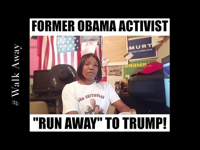 Former Obama Activist: "Run Away" To Trump!