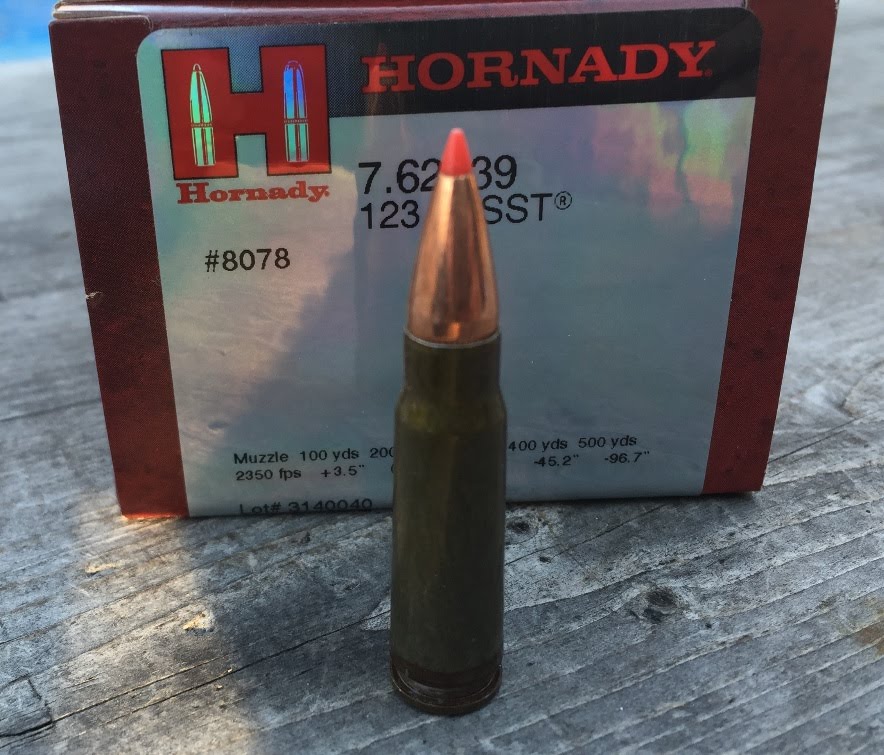 7.62x39mm, 123gr SST, Hornady (#8078) Velocity Test