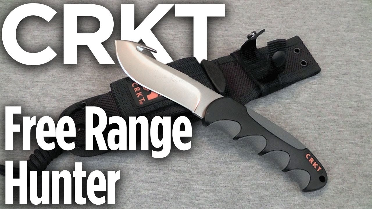 CRKT Free Range Hunter Fixed Blade, Gut Hook