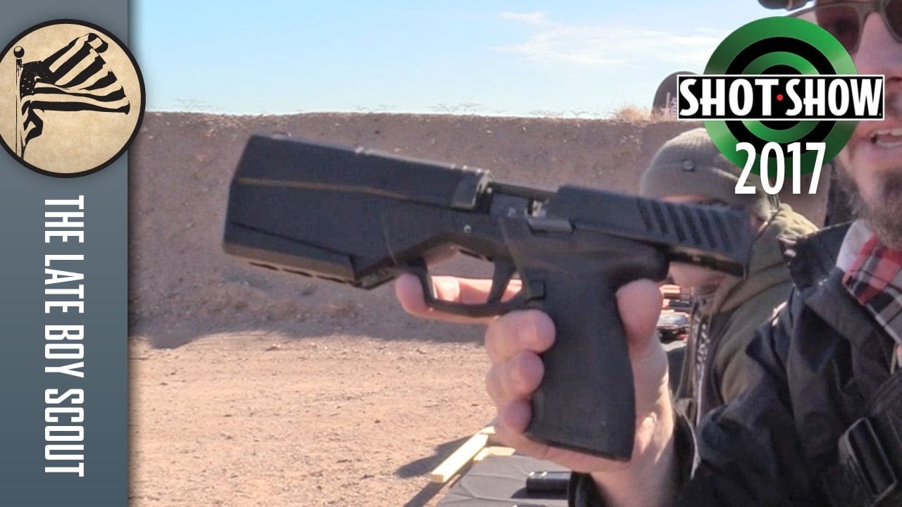 Silencerco Maxim 9 Integrally Suppressed Handgun: SHOT Show 2017 Range Day