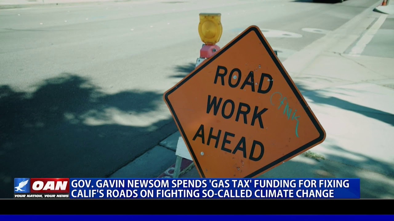 Gov. Newsom spends gas tax funding for fixing Calif.’s roads on fighting climate change instead