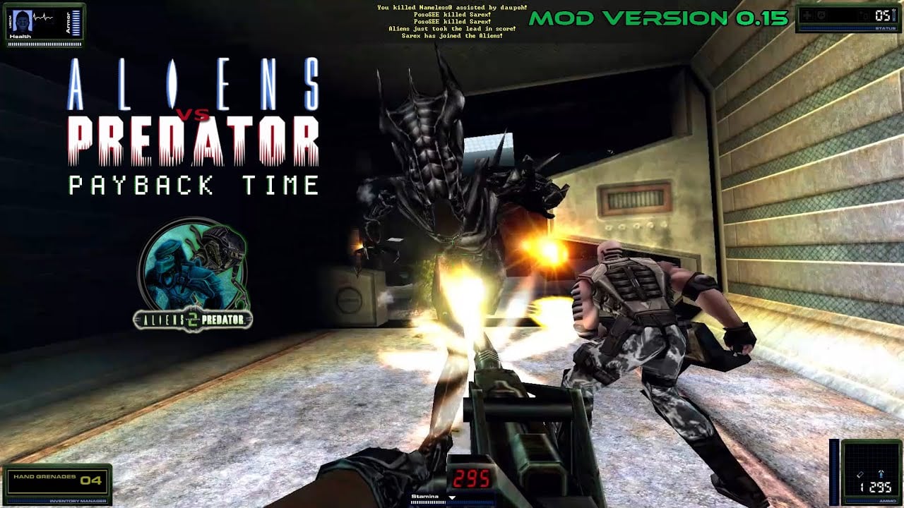 Aliens vs. Predator 2 - PAYBACK TIME MOD 0.15 | AVPUNKNOWN #avp2 #avp2game #aliensvspredator2