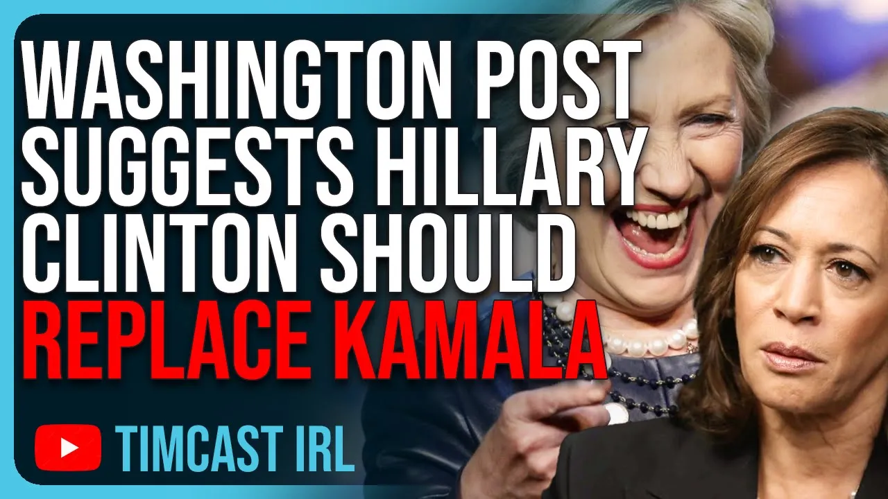Washington Post Suggests Hillary Clinton Should REPLACE Kamala Harris As VP