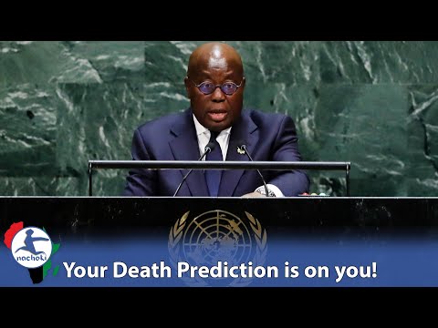 Ghana's President Shocks UN by Reversing the World's Dead Africans COVID Prediction on Them