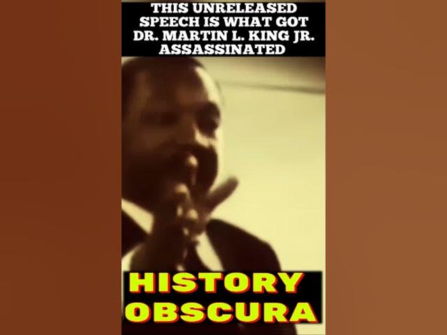 🤯 MLK's Last Speech!!! 🤯 #Hidden #BlackHistory #WakeUp #Judah