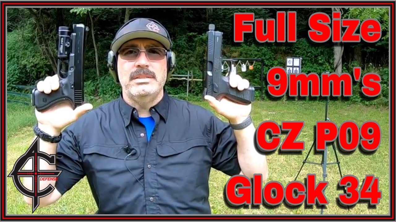CZ P09 and Glock 34 Gen 5