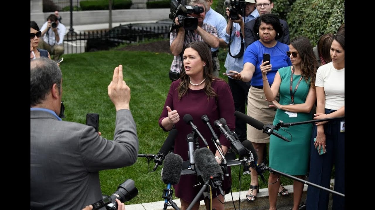 Sarah Sanders Explodes Democrats who don't want to move on from the Mueller Probe at Press Briefing