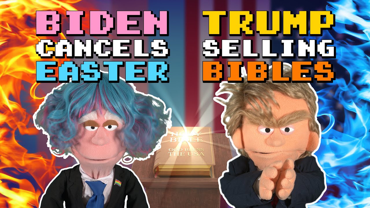 Biden CANCELS Easter While Trump Sells BIBLES | Puppetgate Ep. 27