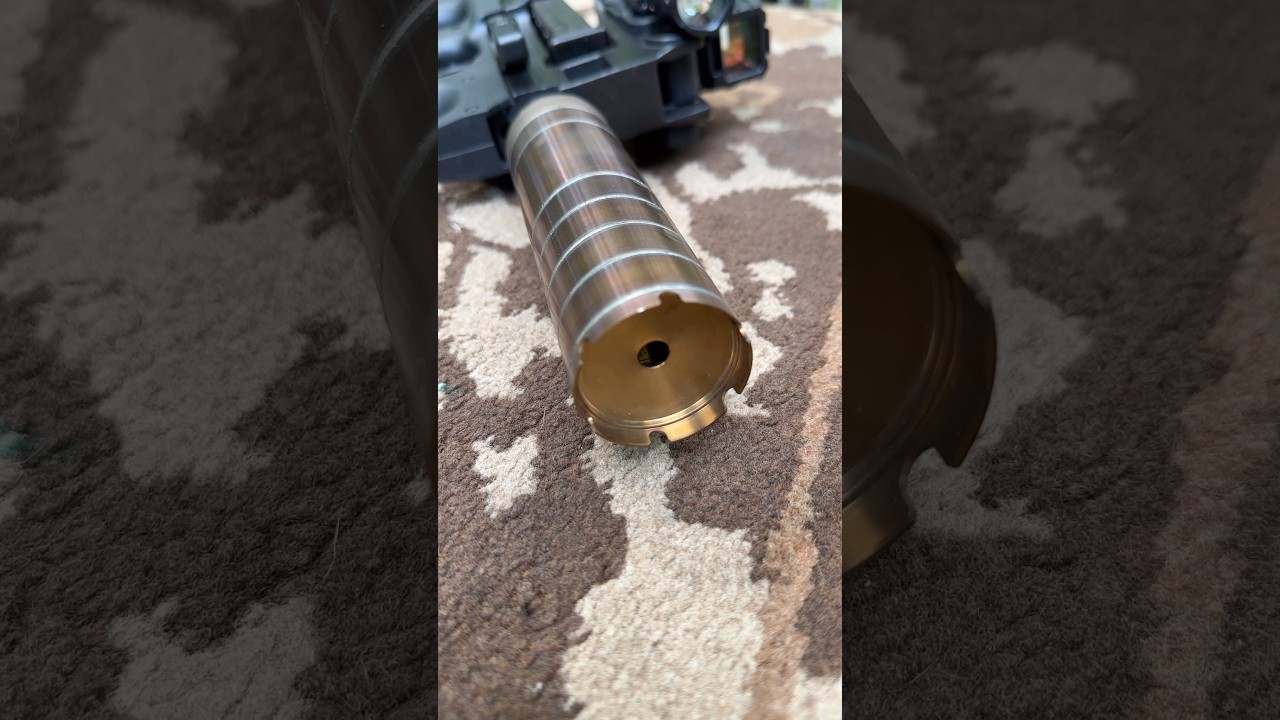 Rex Silentium Ultra Low Back Pressure 5.56 Can #rexsilentium #shorts #fnp90 #aks74u #545x39mm