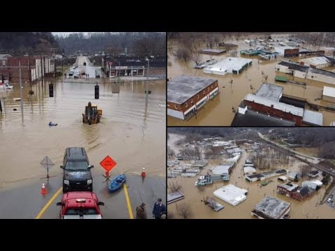 State of Emergency In Kentucky! "Major Flooding" Submerges Towns, Including Mine, Evacuation Ordered