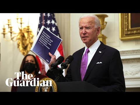 Joe Biden challenges Americans to 'mask up' for first 100 days