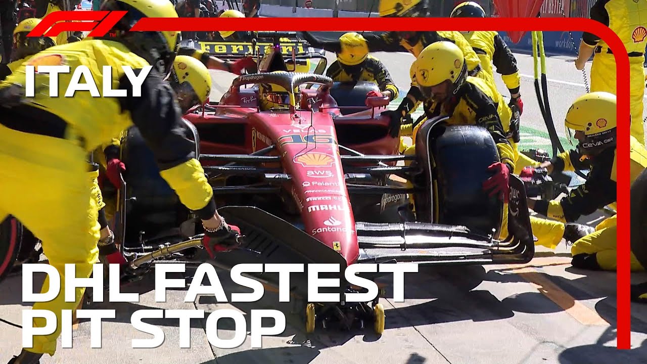 Sergio Perez's Smokin' Fastest Pit Stop | 2022 Italian Grand Prix | DHL