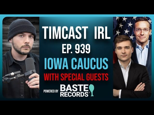 Timcast IRL - TRUMP WINS IOWA CAUCUS Live w/Benny Johnson, Alex Bruesewitz, Vivek Ramaswamy & More