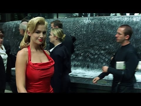 The woman in the red dress | The Matrix [Open Matte]