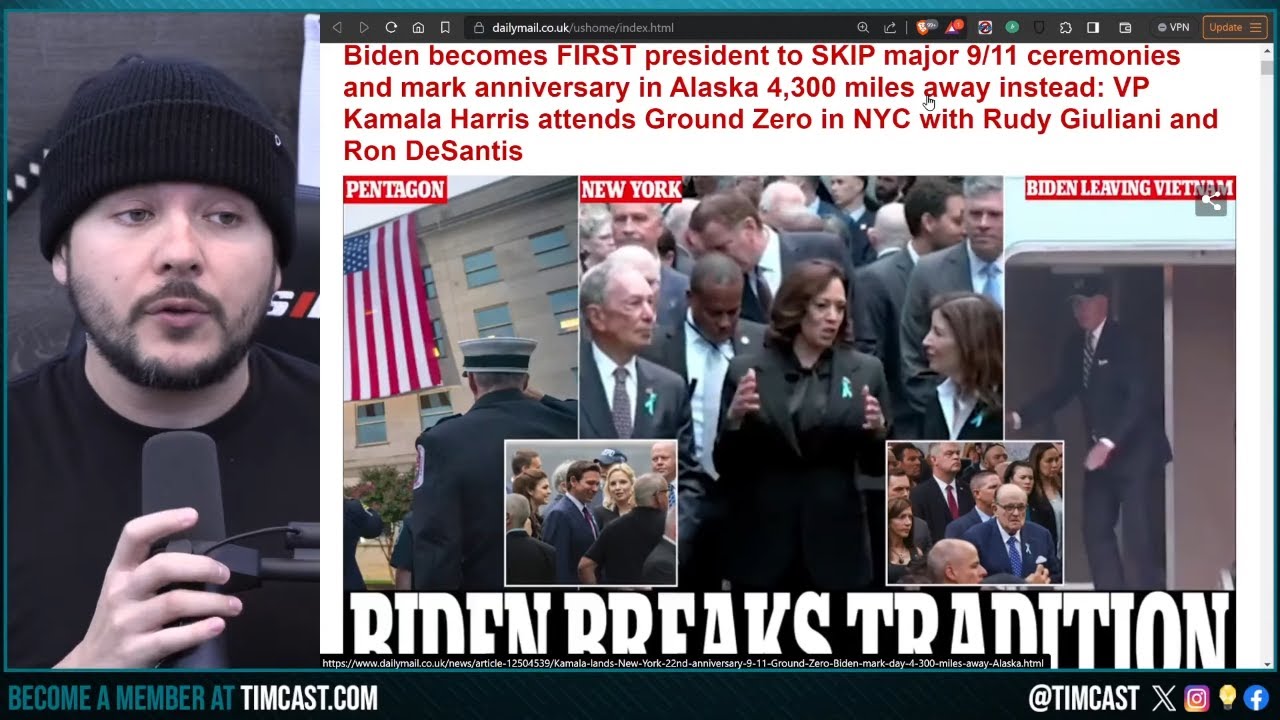 Biden SKIPS 911 Memorial Sparking OUTRAGE, Kamala TAKES OVER In NYC, Trump Announces REVENGE