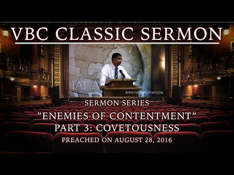Enemies of Contentment: Covetousness (Part 3) | Pastor Roger Jimenez