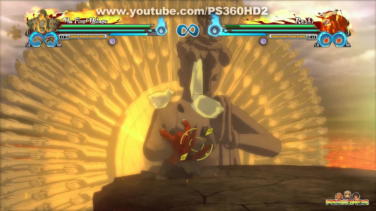Naruto Shippuden Ultimate Ninja Storm Revolution - Senpou vs Son Goku (True Awakening)