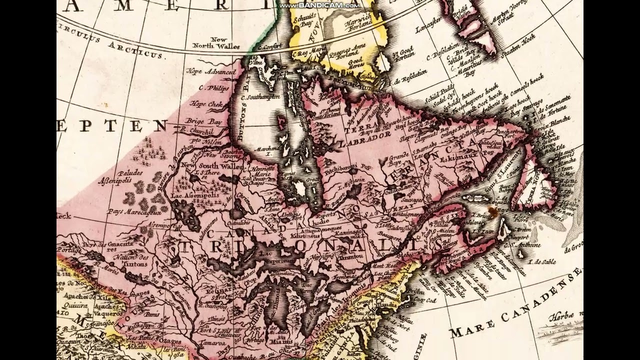 1707 Map Western Hemisphere