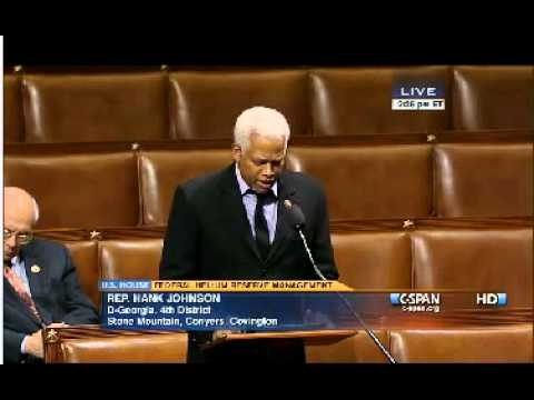 Rep Hank Johnson on helium debate 'Imagine a world without balloons' VIDEO)