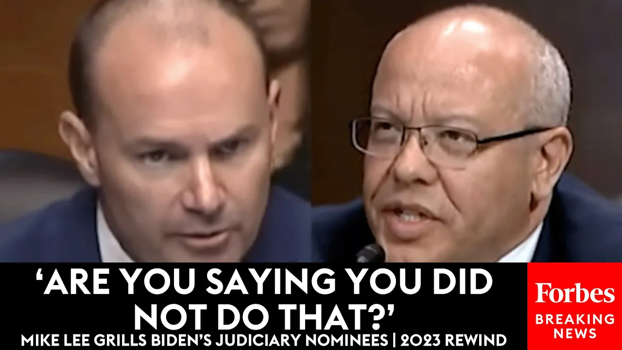 Mike Lee Brutally Confronts Biden's Judiciary Nominees With Their Own Past Actions | 2023 Rewind