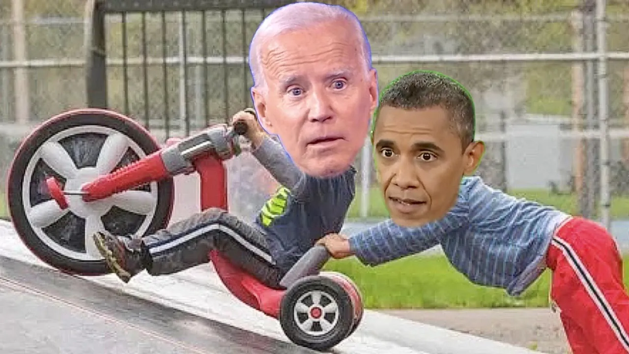 Biden Trades Bike for BIG WHEEL (Try NOT To Laugh)