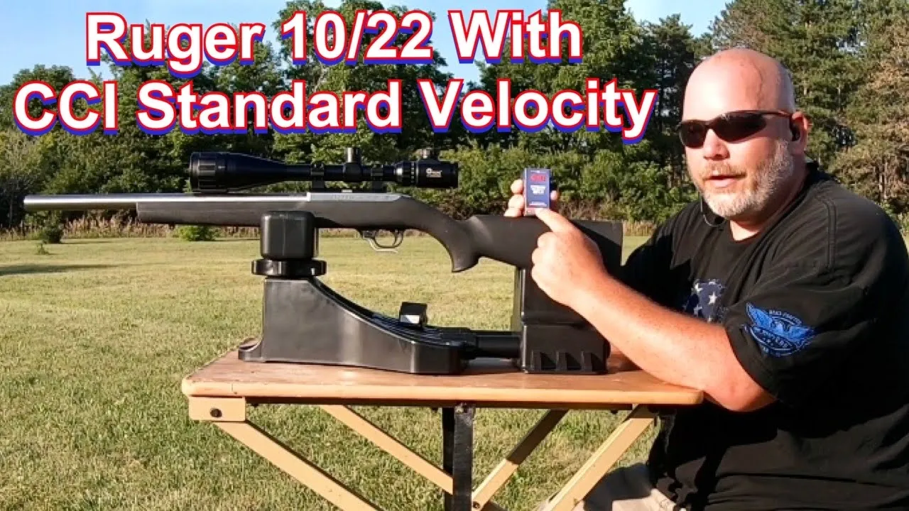 Ruger 10/22 Budget Project Ammo Test: CCI Standard 22lr with a Rifle Rest Take Two
