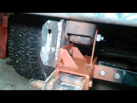 1990's Western snow Plow modified mount on 1977 Ford F250