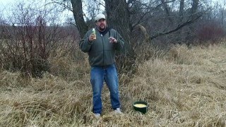 Making a Bait Site Tips: Lucky 7 Whitetail Miracle Attractant & Feed Topper/ Corn Bait Site for 