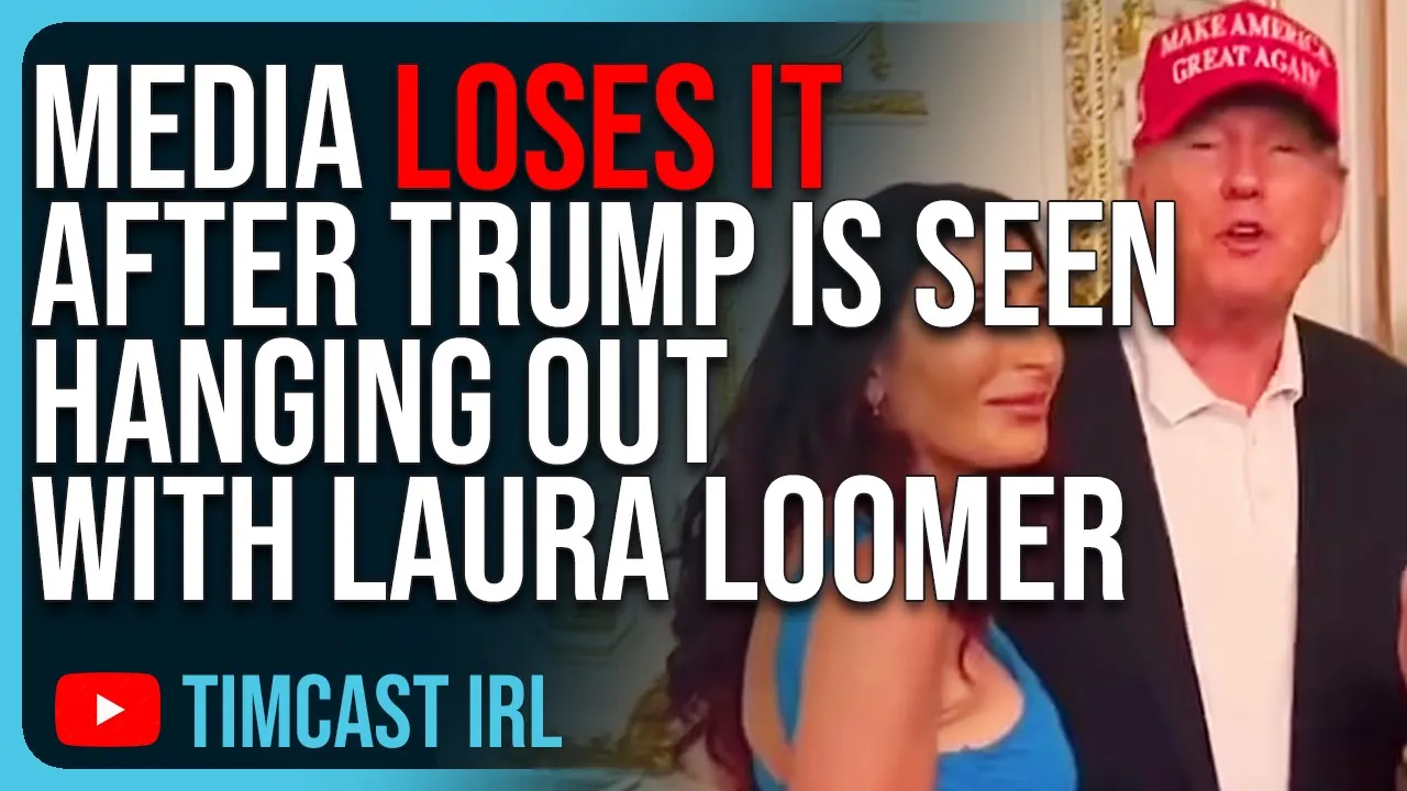 Media LOSES IT After Trump Is Seen Hanging Out With Laura Loomer, Call Her ‘Conspiracist’