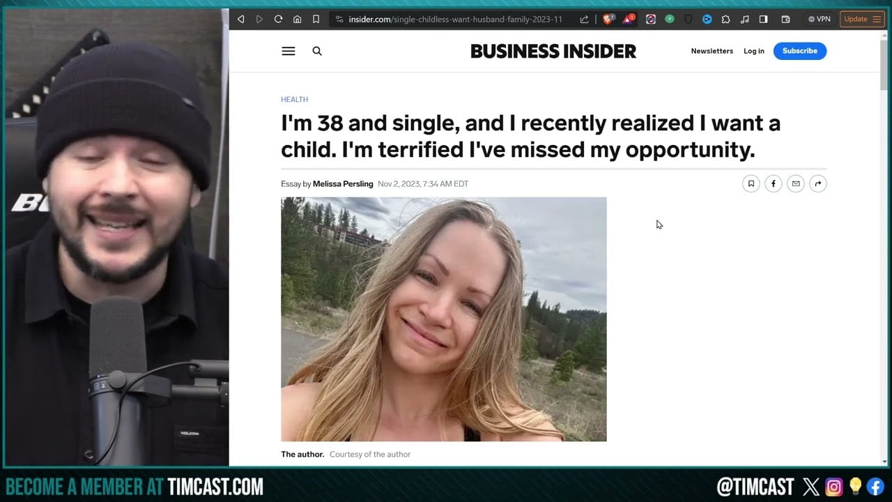 Feminist 38 Year Old Woman REGRETS Not Having Kids, Says She Was BETRAYED By Feminism