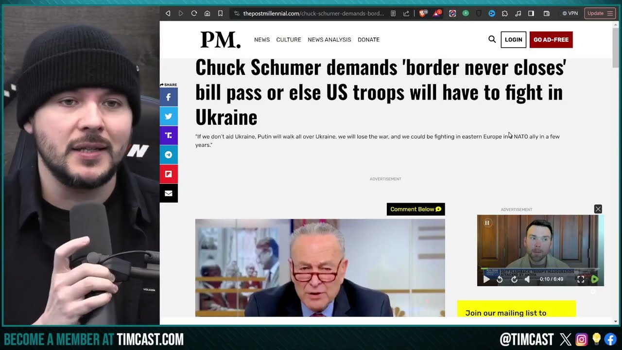 Democrats Threaten To Send US TROOPS TO WAR Over Ukraine If GOP Doesn't CAVE To Amnesty Bill
