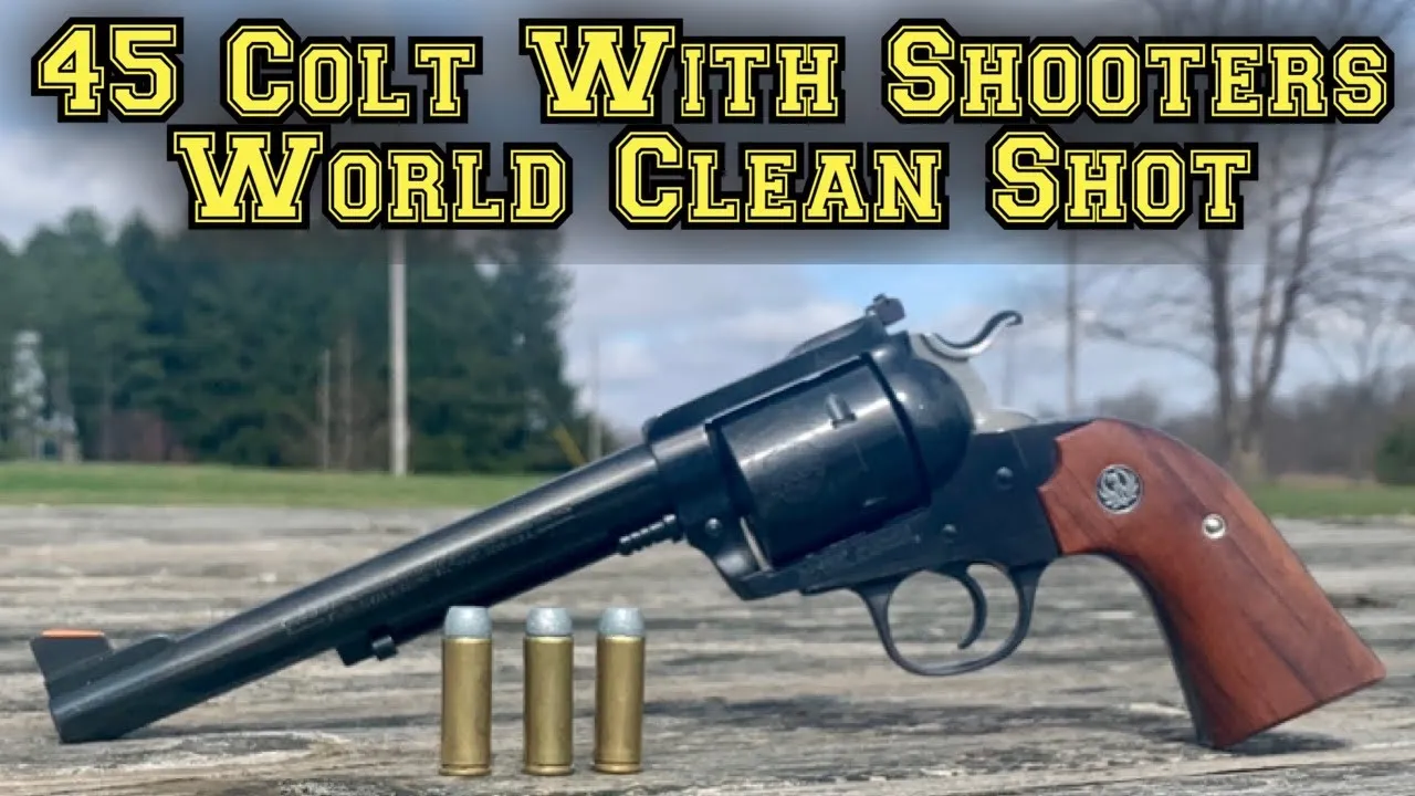 Shooter World Clean Shot for the First Time in 45 Colt - Reloading & Shooting - With Good Results