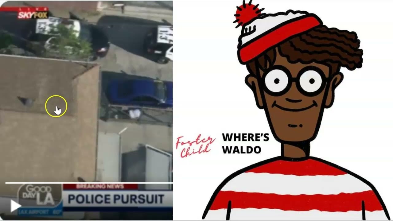 Suspect Hides From Cops In Plain Sight & Earns A Donut