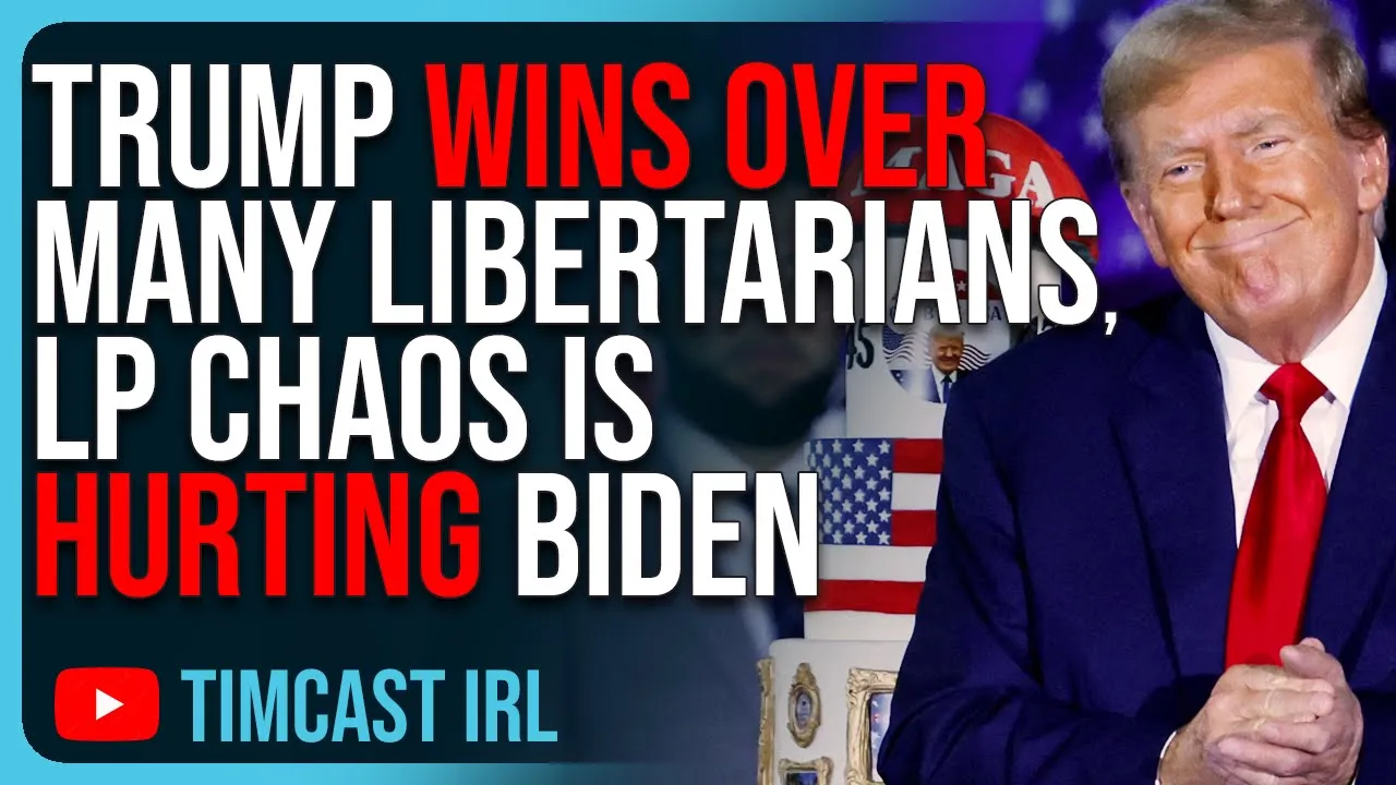 Donald Trump WINS OVER Many Libertarians, LP Chaos Is HURTING Biden & Helping Trump Win