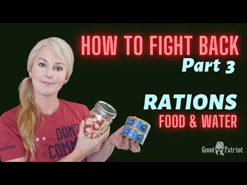 FOOD & WATER Prepping - How To Fight Back Part 3: RATIONS