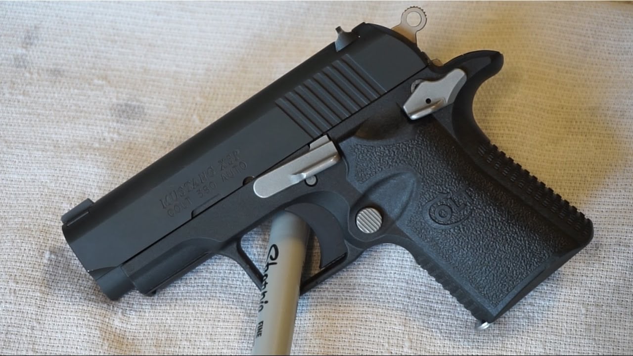 Colt Mustang XSP .380 ACP pistol cleaning.