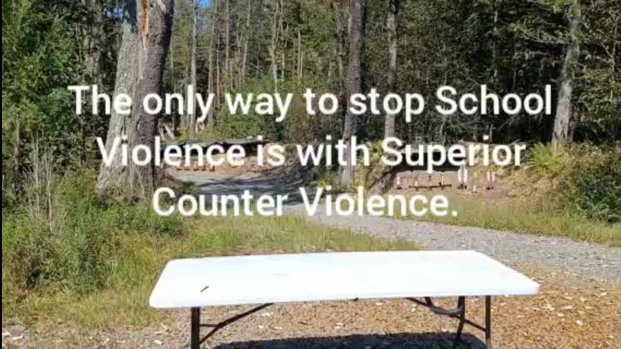 The only way to stop School Violence is with Superior Counter Violence