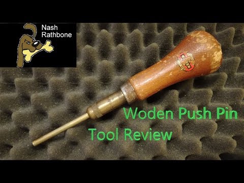 Vintage Woden Push Pin Tool Review