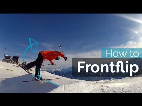 HOW TO FRONTFLIP ON SKIS