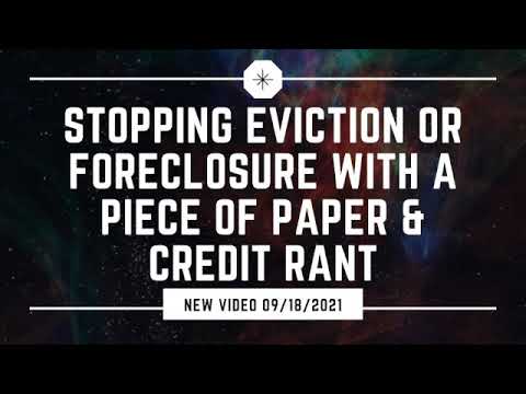 The Winners Circle - Stopping Eviction/ Foreclosure With A Piece of Paper