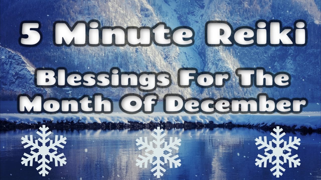 Reiki ✨December Blessings & Abundance🌈5 Minute Session❄ Healing Hands Series✋🤚