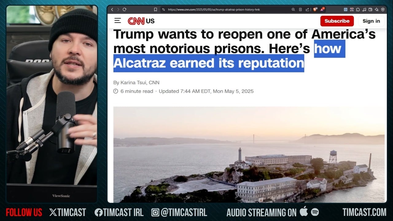 Trump To REOPEN Alcatraz Island, Plans To House Criminal Aliens & Terrorists